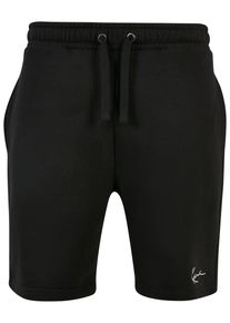 Karl Kani Herren Stoffhose "Karl Kani Herren KKMQ22003BLK SIGNATURE SHORTS BLK", schwarz, Gr. XS, unifarben, 80% Baumwolle, 20% Polyester, Hosen