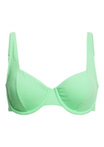 Roxy Damen Triangel-Bikini-Top "Color Jam", grün, Gr. XS, 93% Nylon, 7% Elasthan, Bikini-Oberteile
