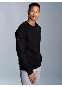TRIGEMA Herren Sweatshirt "TRIGEMA Sweatshirt mit angerauter Innenseite", schwarz, Basic, Gr. XL, 70% Baumwolle, 30% Polyester, Sweatshirts