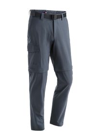 Maier Sports Herren Funktionshose "Torid slim zip", grau, Gr. 46, 90% Polyamid, 10% Elasthan, Hosen, Herren Wanderhose, zipp-off Outdoor-Hose, 4