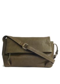 MARGELISCH Damen Umhängetasche "Neffel 1", grün, Leder, Taschen, aus LWG zertifiziertem Leder