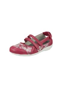 Natural Feet Damen Ballerina "Julie", Gr. 37, rot, Leder, feminin, Schuhe, in hübscher Blumenoptik