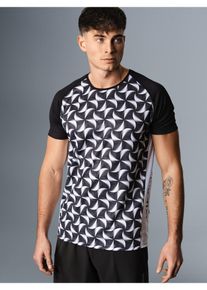 TRIGEMA Herren Trekkingjacke "TRIGEMA Sport T-Shirt aus atmungsaktivem COOLMAX-Material", schwarz, sportlich, Gr. L, 100% Polyester (recycelt), Jacken