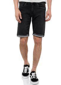 Rusty Neal Herren Shorts "Benson", grau, casual, Gr. XXXL, unifarben, 98% Baumwolle, 2% Elasthan, Hosen, mit lässigem Umschlagdetail