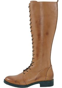 Andrea Conti Damen Stiefel, Gr. 36, braun, Leder, Glattleder, Rindsleder, modisch, Schuhe