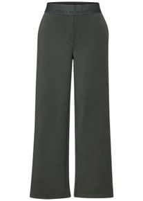 Cecil Damen Marlene-Hose, grün, casual, Gr. XXL, unifarben, Stoff, 49% Polyester, 43% Modal, 8% Elasthan, Hosen, mit Elastikbund
