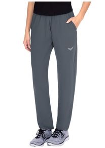 TRIGEMA Damen Jerseyhose "TRIGEMA Freizeithose mit elastischer Kordel", grau, casual, Gr. S, 74% Nylon, 26% Elastan, Hosen