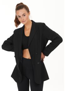ENDURANCE ATHLECIA ATHLECIA Damen Jackenblazer "Masosia", schwarz, elegant, Gr. 44, unifarben, 95% Polyester, 5% Elasthan, Blazer, im angesagten Oversize-Schnitt