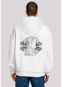 F4NT4STIC Herren Kapuzenpullover "Wickie und die starken Männer", weiß, casual, Gr. XL, Obermaterial: 100% Baumwolle, Pullover, Nostalgie, Retro