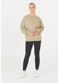ENDURANCE ATHLECIA ATHLECIA Damen Sweatshirt "Naomi", beige, casual, Gr. 44, bedruckt, 82% Baumwolle, 18% Polyester, Sweatshirts, im besonders weichen Crewneck-Style