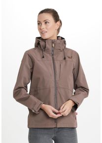 WHISTLER Damen Outdoorjacke "Downey", grau, sportlich, Gr. 42, unifarben, 65% Polyester, 35% Baumwolle, Jacken, mit getapten Nähten