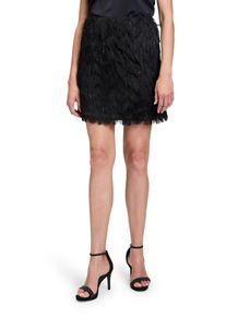 Vera Mont Damen Minirock "Vera Mont Minirock mit Fransen", schwarz, festlich, Gr. 34, Obermaterial: 100% Polyester. Futter: 100% Polyester., Röcke,