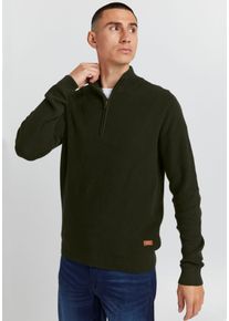 Blend Herren Stehkragenpullover "BL Pullover BHCodford half-zipp", braun, modisch, Gr. S, unifarben, Strick, Obermaterial: 100% Baumwolle, Pullover