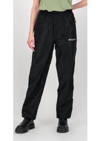 DEPROC Active Damen Regenhose "KORSIKA WMN", schwarz, sportlich, Gr. XL, 100% Polyester, Hosen, Seitlicher Öffnungsreißverschluss,auch in Großen