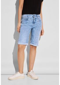 Street One Damen Skinny-fit-Jeans, blau, casual, Gr. 24, unifarben, Jeans, 63% Baumwolle, 25% Polyester, 10% Viskose, 2% Elasthan, Jeans, High Waist
