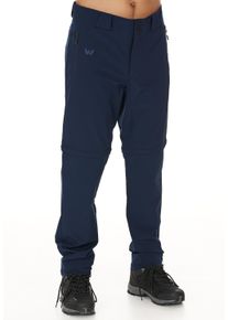 WHISTLER Herren Outdoorhose "Gerdi", blau, casual, Gr. L, unifarben, 92% Polyester, 8% Elasthan, Hosen, zur Verwendung als Hose oder Shorts dank