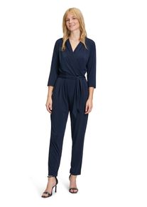 Betty Barclay Damen Overall "Betty Barclay Jumpsuit mit Eingrifftaschen", blau, feminin, Gr. 44, Jersey, Obermaterial: 94% Polyester, 6% Elasthan.,