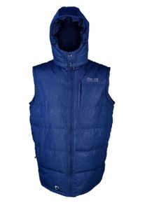 DEPROC Active Herren Steppweste "WADDINGTON MEN", blau, Gr. XL, 100% Polyester, Westen, auch in Großen Größen erhältlich