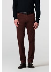 MEYER Herren Chinos "Chicago", rot, Gr. 32, unifarben, 98% Baumwolle;2% Elasthan, Hosen, aus Original LIBERTY Stoff