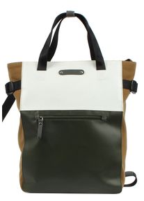 7CLOUDS Cityrucksack "Mendo 7.4", grün, Polyethylen, Tarpaulin, casual, Rucksäcke, mit recyceltem PET