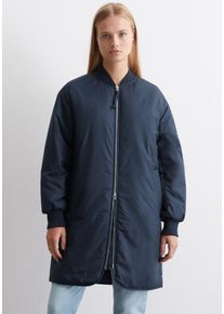 Marc O'Polo Damen Kurzmantel, blau, casual, Gr. XS, MARC O'POLO DENIM, Web, Obermaterial: 100% Polyamid. Futter: 100% Polyester. Wattierung: 100% Polyester