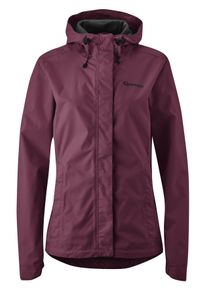 Gonso Damen Fahrradjacke "Sura Light", lila, Gr. 40, 100% Polyester, Jacken, Damen Regenjacke wind- und wasserdicht, Radjacke mit Kapuze