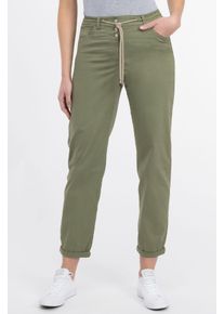 Recover Pants Damen Stoffhose "ANOUK", braun, Gr. 50, unifarben, 97% Baumwolle;3% Elasthan, Hosen, mit Jogpants-Charakter