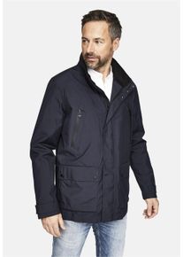 NEW CANADIAN Herren Outdoorjacke "RE-JACKT", blau, sportlich, Gr. 56, unifarben, 100% Polyester, Jacken, mit modernem Stehkragen
