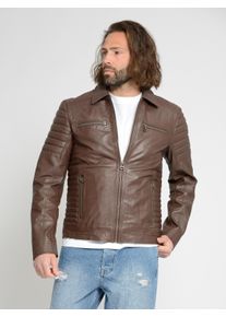 Maze Herren Lederjacke "William", braun, Gr. XL, Obermaterial: 100% Lammleder / Futter: 100% Baumwolle / Ärmelfutter: 100% Polyester, Jacken