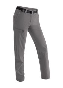 Maier Sports Damen Funktionshose "Inara slim", grau, Gr. 17, 90% Polyamid, 10% Elasthan, Hosen, Herren Wanderhose, atmungsaktive Outdoor-Hose, 4