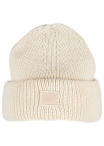 Urban Classics Damen Beanie "Urban Classics Unisex Knitted Wool Beanie", beige, Wolle, Mützen