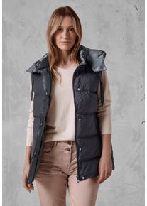 Cecil Damen Steppweste, blau, casual, Gr. L, unifarben, Stoff, 100% Polyester, Westen, mit moderner Steppung
