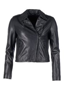 Mustang Damen Lederjacke "31023239", schwarz, Gr. XL, Obermaterial: 100% Lammleder / Innenfutter: 100% Viskose / Ärmelfutter: 100% Polyester, Jacken
