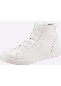 Andrea Conti Damen Stiefelette, Gr. 42, weiß, Leder, Glattleder, modisch, Schuhe