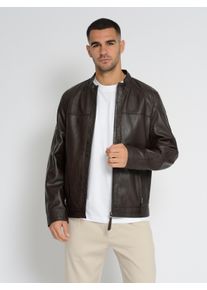 JCC Herren Lederjacke "31023508", braun, Gr. 50, Obermaterial: 100% Lammleder ; Futter: 100% Baumwolle ; Ärmelfutter 100% Polyester, Jacken