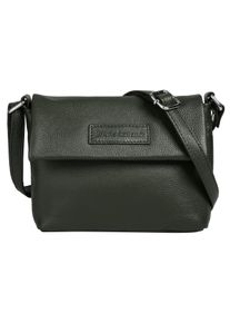 Bruno Banani Damen Umhängetasche, grün, Leder, unifarben, leicht glänzend, Taschen, echt Leder