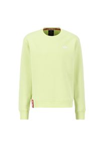 Herren Sweater "Alpha Industries Men - Sweatshirts Basic Sweater Small Logo", grün, Gr. S, Alpha Industries, Obermaterial: 80% Baumwolle, 20%