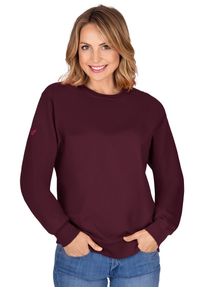 TRIGEMA Damen Sweatshirt "TRIGEMA Sweatshirt", rot, Basic, Gr. S, 70% Baumwolle, 30% Polyester, Sweatshirts