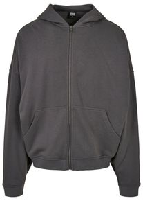 Urban Classics Herren Sweatjacke "Urban Classics Herren 90's Zip Hoody", schwarz, Gr. S, unifarben, 65% Baumwolle, 35% Polyester, Sweatjacken