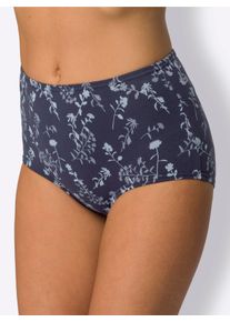 Damen Taillenslip, Gr. 52, blau, 95% Baumwolle, 5% Elasthan, Unterhosen