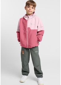 Jack Wolfskin Kinder Outdoorjacke "TURBULENCE HOODED JKT K", pink, Gr. 152, OBERSTOFF: 100% POLYESTER; ABSEITE: 100% POLYESTER; Futter: 100%