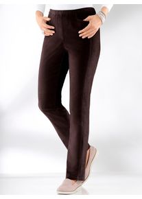 Casual Looks Damen Schlupfhose, braun, Gr. 19, unifarben, 98% Baumwolle, 2% Elasthan, Hosen