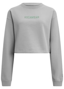 Rocawear Damen Sweater "Rocawear Damen Rocawear School Pullover", grau, Gr. XXL, 80% Baumwolle, 20% Polyester, Sweatshirts