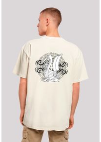 F4NT4STIC Herren T-Shirt "Wickie und die starken Männer", beige, casual, Gr. XXL, Obermaterial: 100% Baumwolle, Shirts, Nostalgie, Retro Print,