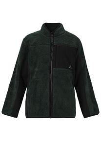 WHISTLER Kinder Strickpullover "Bear", grün, casual, Gr. 176, unifarben, 100% Polyester, Pullover, aus atmungsaktiven Teddyfleece