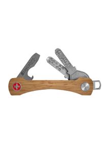 keycabins Kinder Schlüssel-Anhänger "Wood S2", braun, Basic, Holz, Schlüsselanhänger, SWISS made
