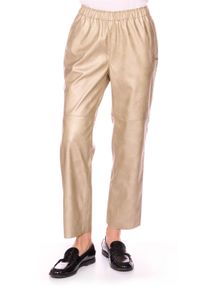Damen Stoffhose "ANDREE", braun, casual, Gr. L, Le Temps Des Cerises, 66% Polyurethan, 34% Viskose, Hosen, mit elastischem Bund
