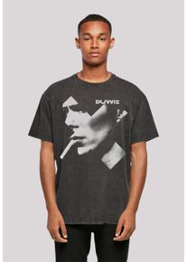 F4NT4STIC Herren T-Shirt "David Bowie Oversize T-Shirt", schwarz, casual, Gr. L, Obermaterial: 100% Baumwolle, Shirts, Print