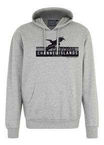 Herren Kapuzensweatshirt "CHANNEL ISLANDS", grau, casual, Gr. 6XL, Ahorn Sportswear, 80% Baumwolle, 20% Polyester, Sweatshirts, mit modischem