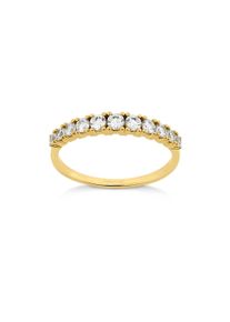 OROLINO Damen Fingerring "Gold 333 mit 11 weißen Zirkonia-Steinen", 052 (16,6), Gold, gelb, Gold, Fingerringe